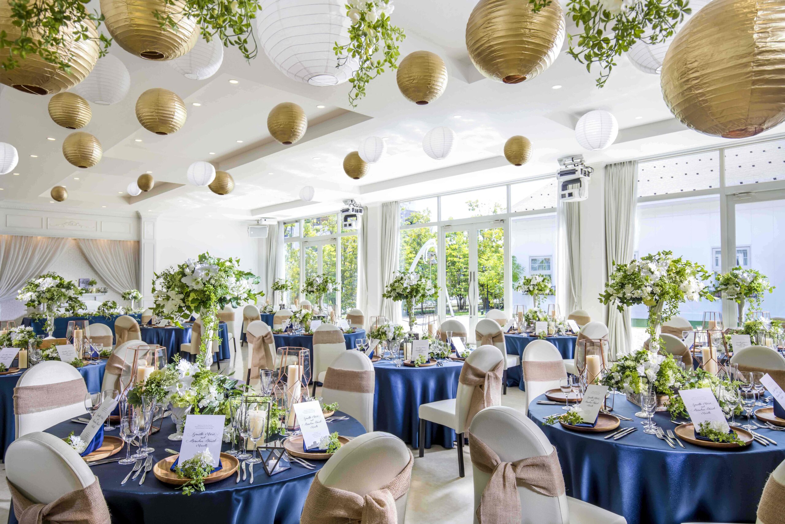 多彩なガーデン演出が可能な披露宴会場です!