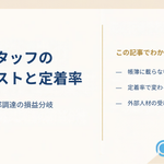 婚礼スタッフの教育コストを、自社育成と外部調達の損益分岐と定着率から考える記事のアイキャッチ画像
